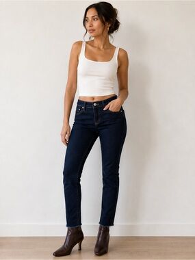Rag & Bone Capri Skinny Jeans Dark Wash Size 25